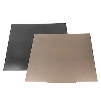 3D Printer Build Plate Flexible Spring Steel Plate Magnetic Rubber Plate 470x470mm PEI Double Sided Board 200 Heat Resistant 3D Printer PEI Sheet Support PLA PEEK ABS for CR?10