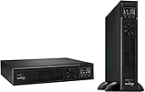  Tecnoware UPS EVO DSP PLUS 1200 Gruppo di Continuità - Tecnologia On Line, Installazione Rack e Tower - 8 Uscite IEC - Autonomia fino a 40 min - Potenza 1200 VA
