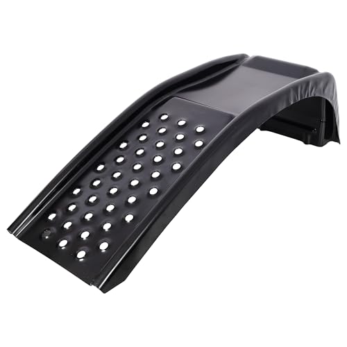 Rampas para automóvil de 8000 lb de capacidad, rampas pesadas de acero para mantenimiento de camiones, SUV y automóviles, cambio de aceite, 35 pulgadas de largo, paquete de 2, negro miniatura 2