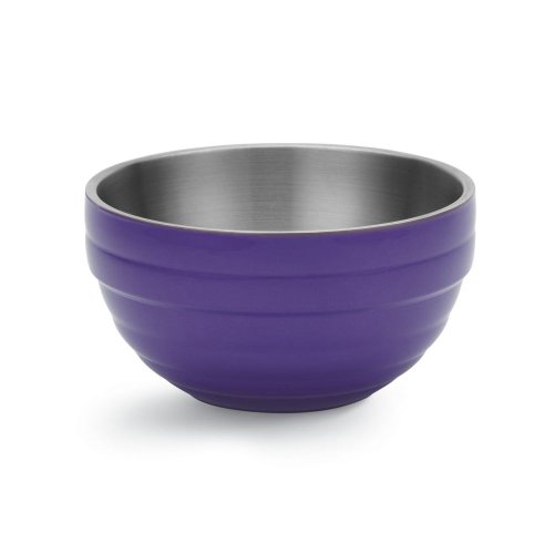 Vollrath 1.7 Qt. Passion Purple Double Wall Round Bowl