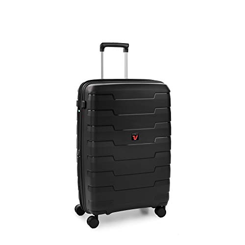 RONCATO Skyline Mittelgroßer Koffer 70 cm Erweiterbar - Schwarz