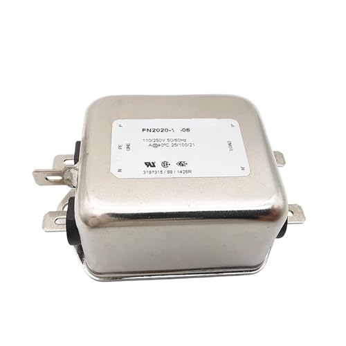 Filtro de Fuente alimentación 16A FN2020-16-06 que atenúa el ruido electromagnético