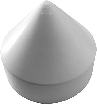 Marine Dock Coned Piling Cap,100% Polyethylene Material, Lasts 10+ Years