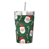 Candy Cane Bouteille d'eau en acier inoxydable 355 ml – Garde les boissons chaudes pendant 12 heures, étanche et sans BPA