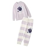 【ドラゴンクエスト】【レディース】ベビモコプルオーバー&ボーダーロングパンツセット PWNT255010LAVF