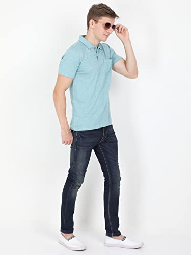 Image of ECOLINE Clothing Eco-Friendly Men's 50 /50 Blend Polo T-Shirt (Pack of 2)