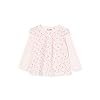 Sanetta Baby-Mädchen Fiftyseven Bluse Mädchenhaftes Hellrosa trifft bei diesem Langarm-Shirt bunten Herzchen-Alloverprint