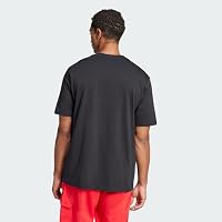 adidas Herren Essentials Linear Single Jersey Shirt, Black/White, M – Ansicht 5