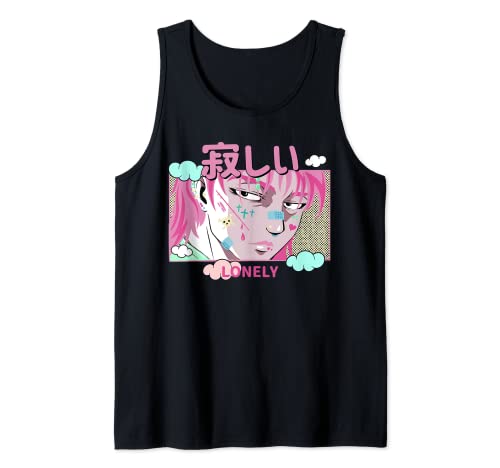 Yami Kawaii Anime Pastelcore Aesthetic Pastel Goth Boy Débardeur