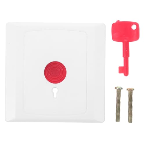 Tofficu Interruptor de Emergencia Pb con Protección para Situaciones Botón de Seguridad para Alarmas de y Prevención de