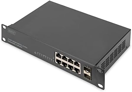 DIGITUS Przełącznik sieciowy Gigabit Ethernet - 10 cali - 16 portów - niezarządzalny - przepustowość 32 Gbps - auto MDI/MDI-X - czarny
