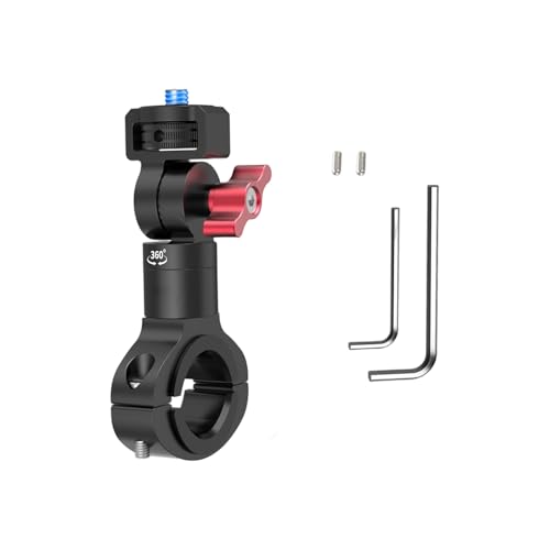 Soporte de aluminio para moto que elimina vibraciones en cámara de acción