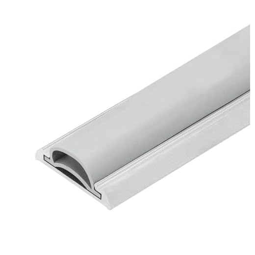 36" Mini Threshold or Door Bottom 1 1/4" Wide for 1/4"-3/8" High Gaps (Silver)