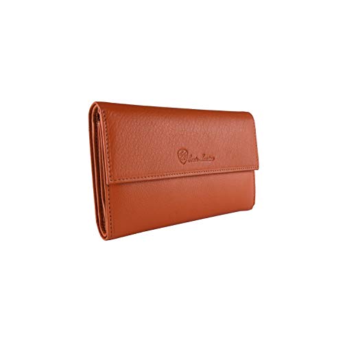 Conte Massimo Portefeuille Femme, Cuir Véritable avec Porte-Cartes et Porte-Monnaie Cover