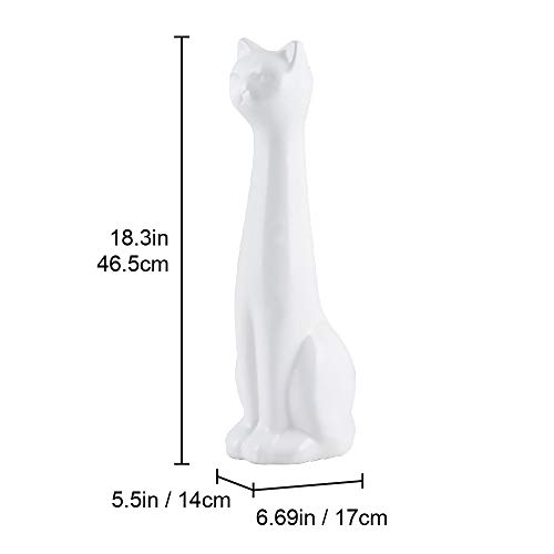 Allure Home Creation White Cat 2-Piece Toilet Brush Holder and Brush Set by Allure Home Creation - Image 7