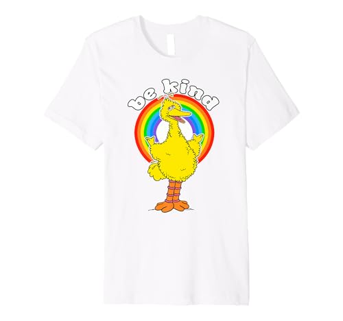 T-shirt Big Bird Sesame Street mode vintage imprimé graphique Be Kind