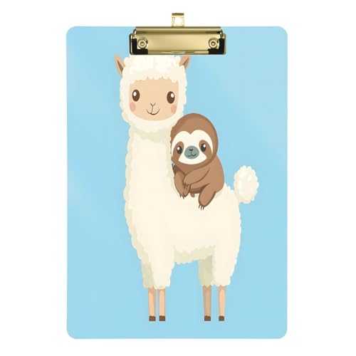 Porte-bloc luxe en acrylique transparent de 0,6 cm d'épaisseur avec finitions métal doré