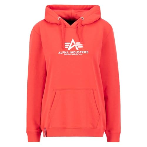 Sweat à capuche femme Alpha Industries New Basic coton noir chaud