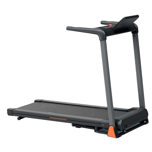 Image of Folding Treadmill, Automatic Incline Treadmill, Foldable Walking Pad Treadmill, 3.5 Horsepower 0.5-8.5MPH 330LBS Capacity LED Display for Home