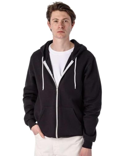 Adult USA-Made Flex Fleece Full-Zip Hooded Sweatshirt, XXS, Navy