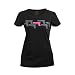 Rothco Women's Pink Guns Longer T-Shirt, Black, Small