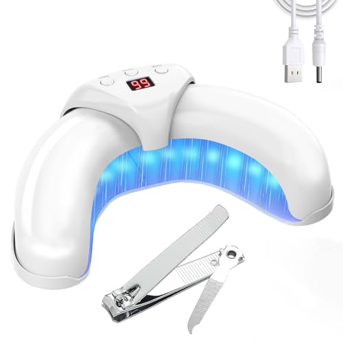 Nail Fungus Treatment LED Light Device-Nail Fungus Treatment, Nail Fungus Cleaning Light Device, Rechargeable Remover for Home Use