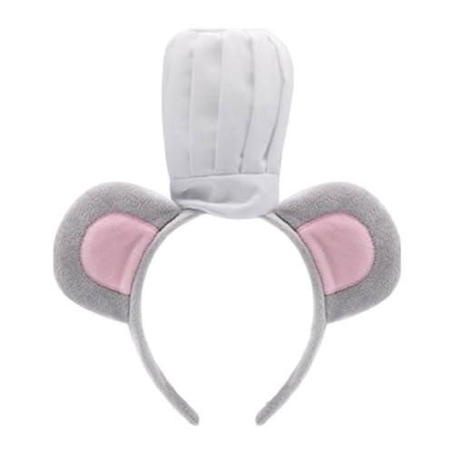 Perfeclan Diadema con Orejas de ratón, Regalo Divertido, Diadema para Fiesta de para Halloween, Regalo de graduación, Venda