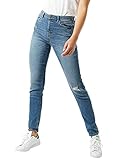 Modische Slim Jeans mit hoher Bundhöhe, schmaler Oberschenkelweite und schmalem Beinverlauf