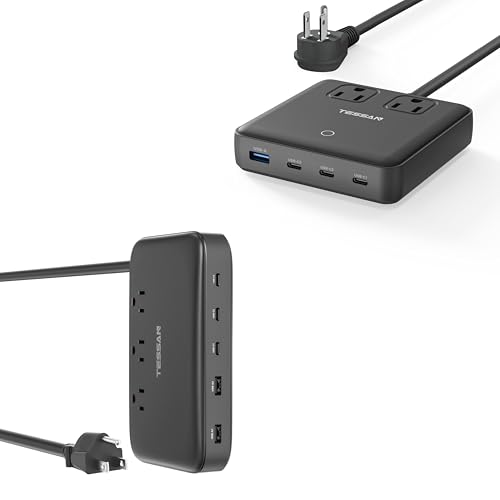 TESSAN PD 130W USB C Charger Block and PD 100W Charging Station for Multiple Devices