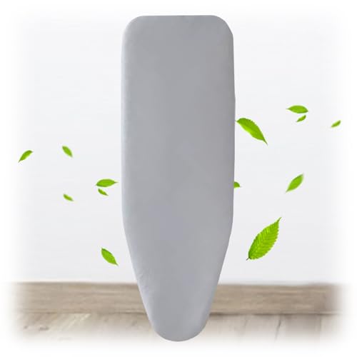Funda para Tabla De Planchar Hogar,90x30cm 100x34cm Funda Tabla De Planchar De Algodón,Funda De Planchar Acolchado Hotel,110x34cm 120x38cm(Plata,100x34cm)