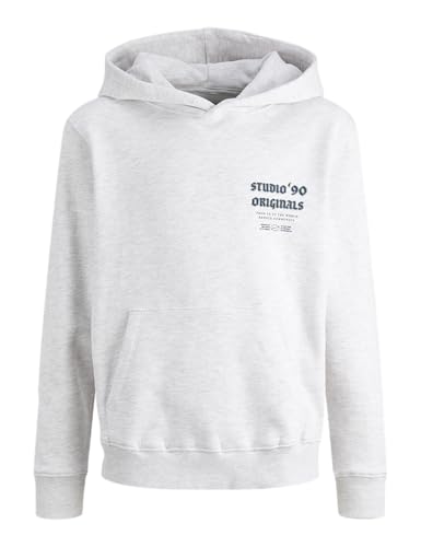 JACK & JONES Junior Jormeadows Sweat Hood Jnr, bright white, 152