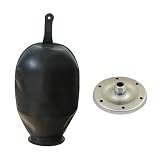 Flangia autoclave membrana in gomma per vaso di espansione pressione pompa pozzo gruppo pressurizzazione membrana epdm flangia ricambio vaso autoclave kit (Membrana 50L e Galvanizzato Flangia 32mm)