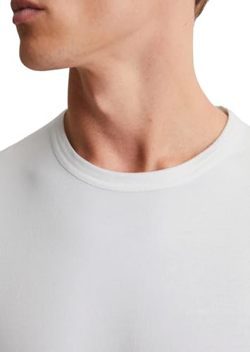 Marc O'Polo Herren 51556 Herren T Shirt mit Rundhals Ausschnitt bequemes Oberteil aus Bio Baumwolle klassisches Kurzarmshir, 100, XS EU – Ansicht 2