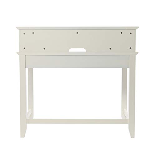 Sei Furniture Barberry W/Storage Secretary Desk, White #TOP5