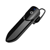 Auricolare Wireless 4.2 Stereo Nero in Abs, Cuffia Handsfree Singola