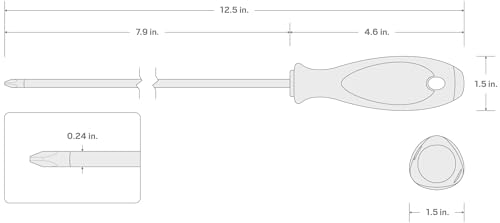 Image of P2 Screwdriver (8 in. Shank) | DWP00402