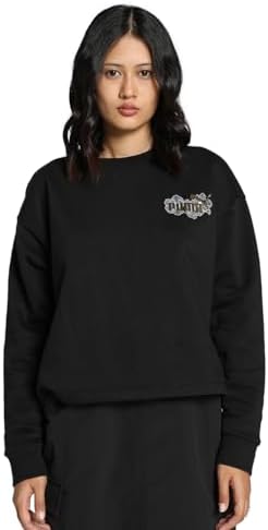 PUMA Damen ESS+ Class Act Crew FL Sweat XS