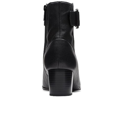 Clarks Bottes LOKEN Zip WP en cuir noir pour homme - 5