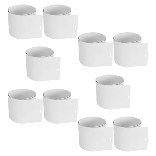 Lamelles de remplacement de stores verticaux en PVC résistant blanc