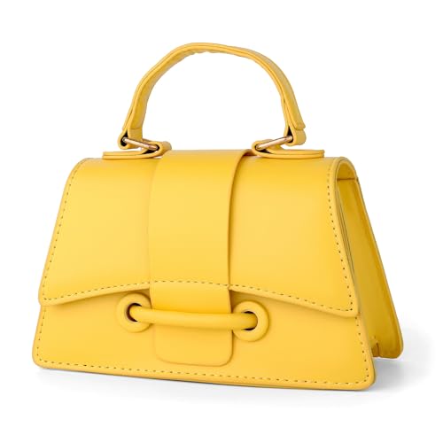Image of Ayliss Micro Mini Crossbody Handbag Women's Purse Clutch Cute Mini Trendy Bag Top Handle PU Leather Shoulder Bag