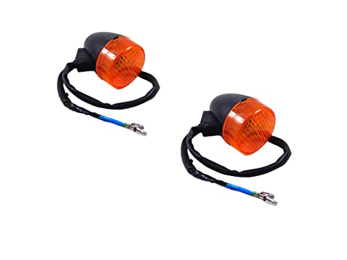 Kids ATV Parts Inc (Set of 2) Front Turn Signal Light for 50cc 150cc GY6 Moped Scooter Motorcycle 12V Chinese Sunl Baja JCL
