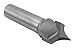 Southeast Tool SE1570 Point Cutting Roundover, 1/4" Shank, 3/16" Radius, 3/8" Cutting Diameter, 3/8" Cutting Length, 2" Length, Carbide-Tipped