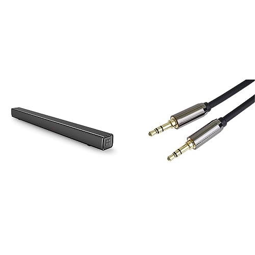 Barre de son Bass Reflex Panasonic SC-HTB100 avec connectique audio Jack 3.5 mm