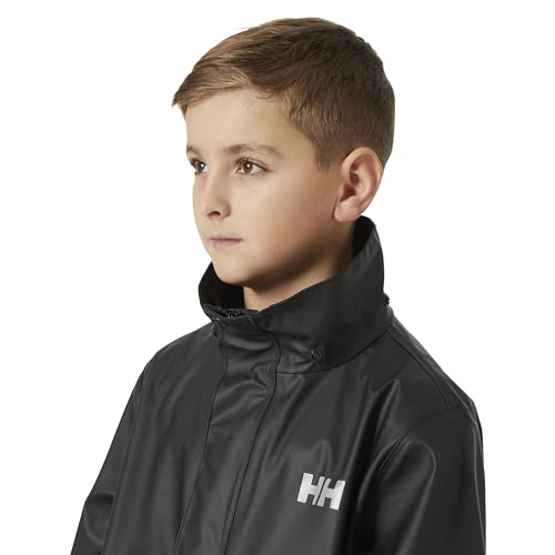 Image of Helly Hansen Junior Moss Jacket - Unisex Coat with HELOX, YKK Zipper, Detachable Hood, Adjustable Cuffs & Hem, Hand Pockets