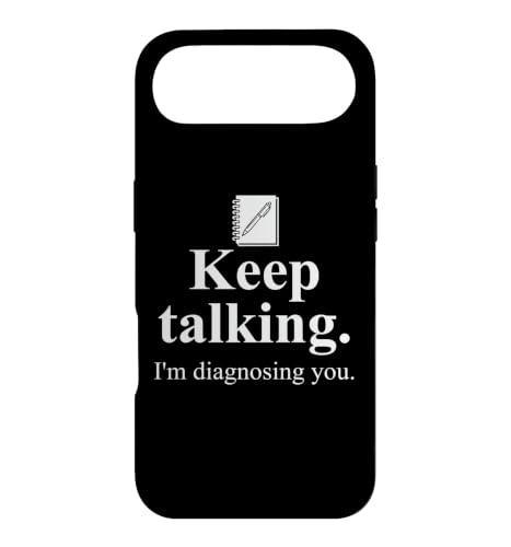 Keep Talking I'm Diagnosing You Notebook Therapist Coworkers �X�}�z�P�[�X iPhone Air �p