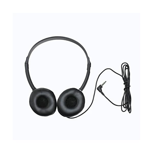 SN313 Classroom Over The Head Stereo Headphones with Leatherette Earpads, Black, Count of 500, Pack of 1 - Image 6