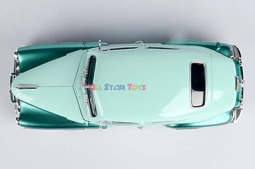 Motormax 1948 Chevrolet Aerosedan Fleetline Lowrider 1:24 Diecast Model Two-Tone Green Get Low Series 79027 by All Star Toys by Motormax - Image 8
