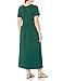 Amazon Essentials Women's Short-Sleeve Waisted Maxi Dress (Available in Plus Size), Jade Green, Large