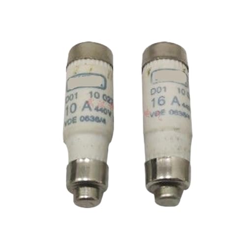 Fusible D01 400 V cartouche de rechange 2A 4A 6A 8A 10A 16A 1002704