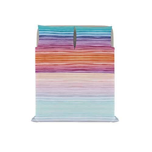 MB HOME ITALY “Fantasy” Bed Sheets Set, Double, Rainbow - Image 2